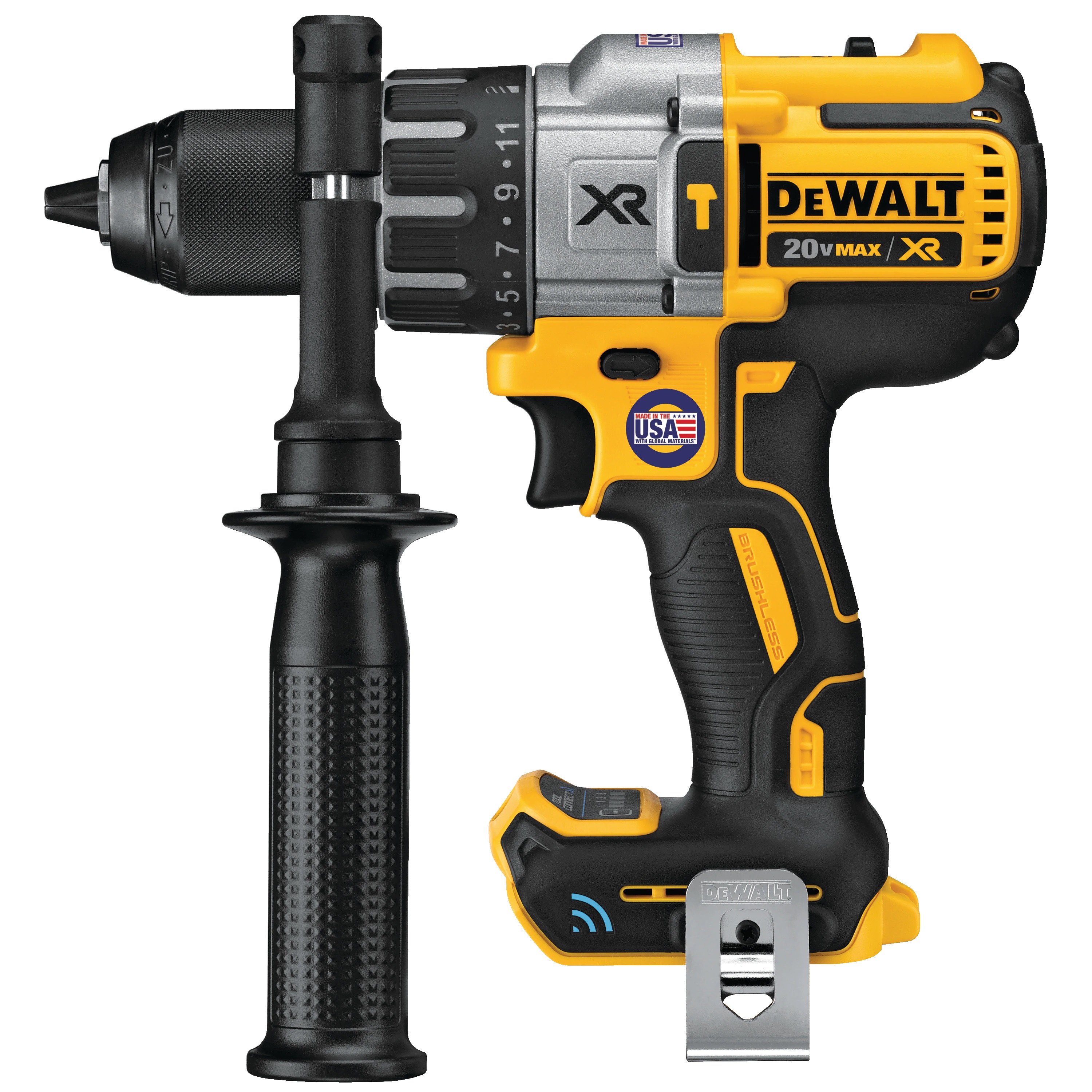 DeWalt 20V MAX* 1/2 in XR® Brushless Cordless Hammer Drill/Driver (Tool Only) - Power Tools